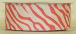1.5" ZEBRA #W/904 White w/Hot Pink