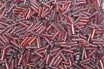 Buggle Beads 3"sizes #25 Metal Red 1/6Pound