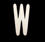 FOAM LETTER -W (1PC)