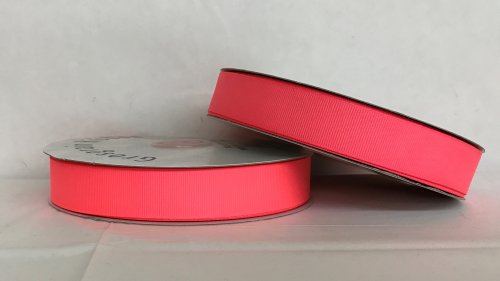 3/8" SATIN #024 Neon Pink