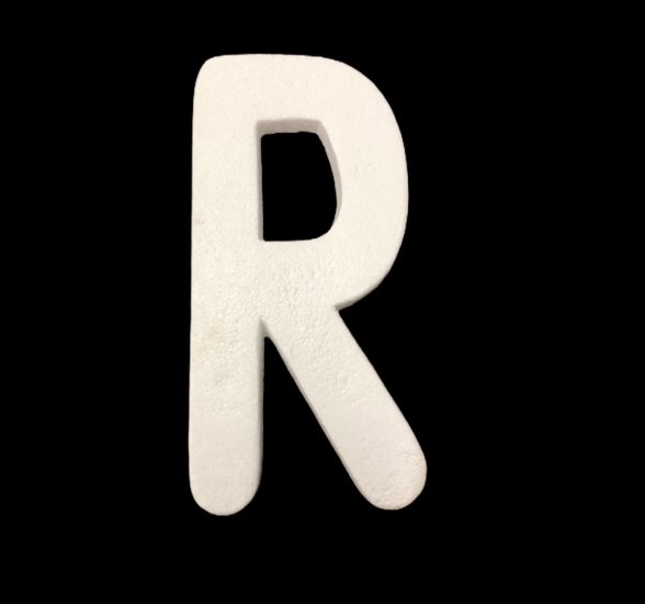 FOAM LETTER -R (1PC) - Click Image to Close