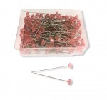 8.5MM LT. PINK DIAMOND PINS, 2.0" L 144PCS