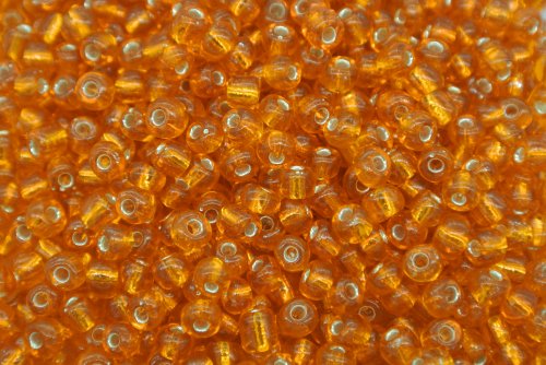 6/0 E Beads #30 Metal Orange 1/6Pound