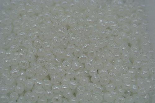 6/0 E Beads #141 Pearl 1/6Pound