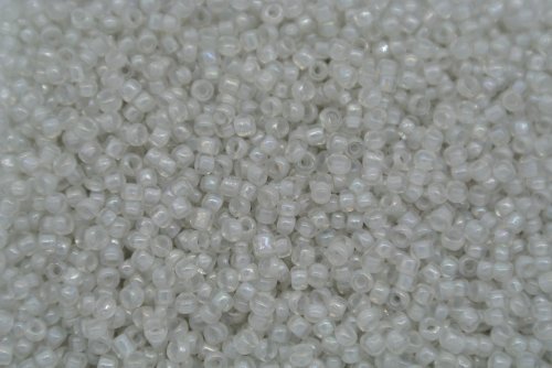 Seed Beads -11/0 size #271/501 Transparent White 1Pound
