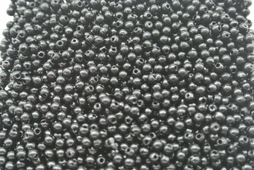Seed Beads -11/0 size #49 Black 1Pound