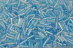 Buggle Beeads 3"sizes #403 Transparent Blue 1Pound