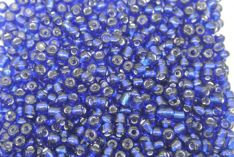 6/0 E Beads #28 Metal Royal Blue 1Pound - Click Image to Close