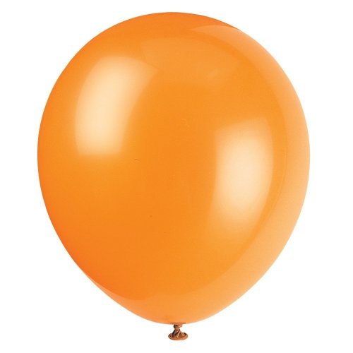 P1050O 12" Balloon Orange (12pcs)