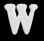 5" Foam Letter- W (1PC)