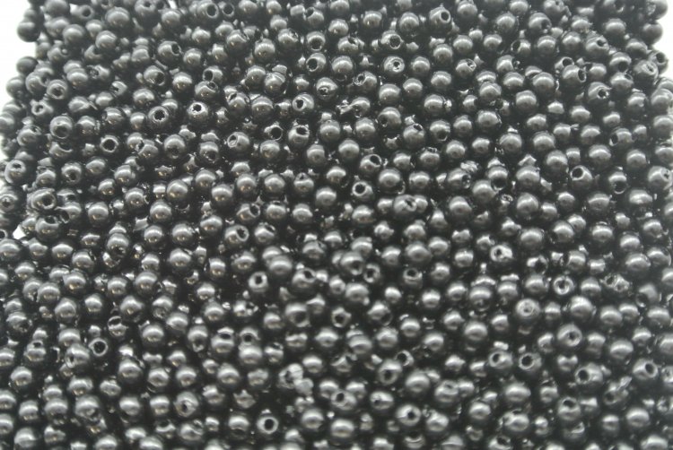 Seed Beads -11/0 size #49 Black 1/6Pound - Click Image to Close