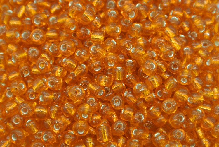 6/0 E Beads #30 Metal Orange 1Pound - Click Image to Close