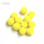 P1111Y Yellow Pom Pom Balls 15mm (100pcs)