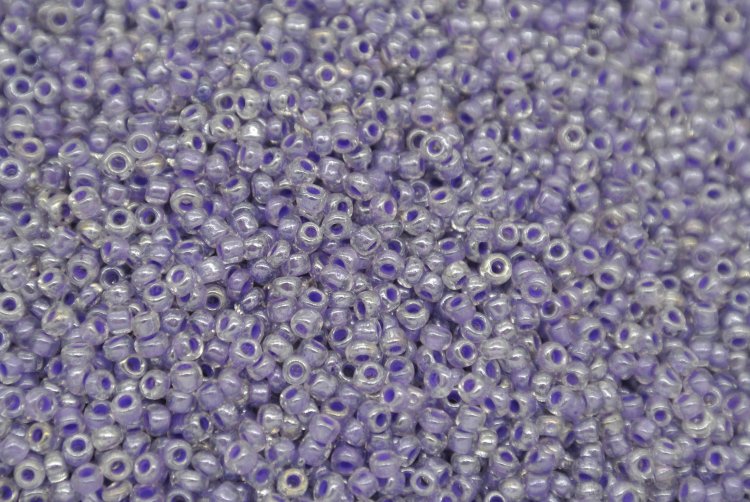 Seed Beads -11/0 size #276 Transparent Light Purple 1Pound - Click Image to Close