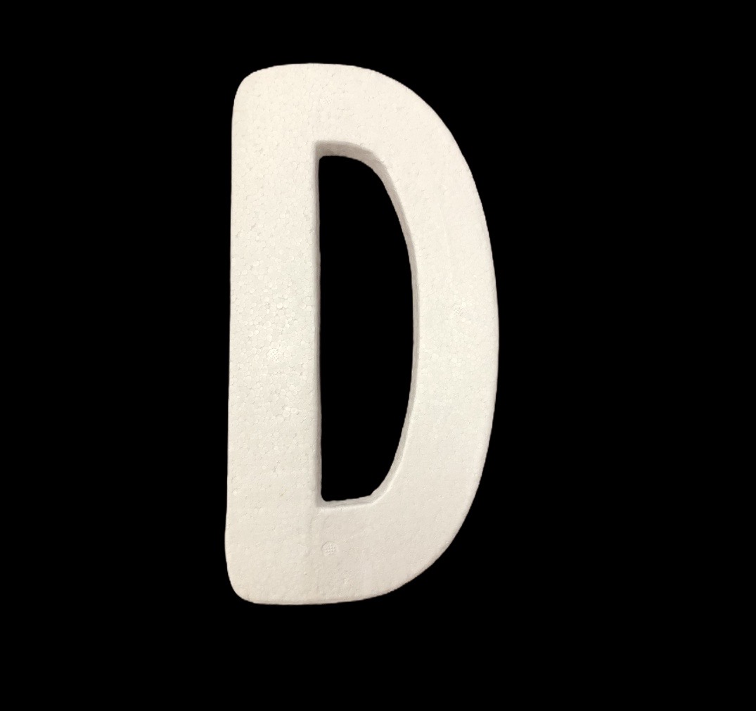 FOAM LETTER -D (1PC) - Click Image to Close