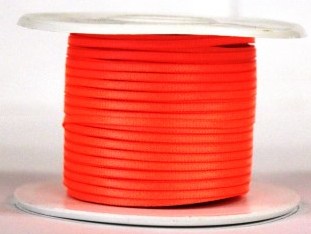 1/8" 100Y SATIN #011 Neon Orange - Click Image to Close