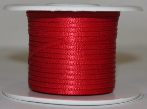 1/8" 100Y SATIN #299 Red