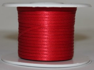 1/8" 100Y SATIN #299 Red - Click Image to Close