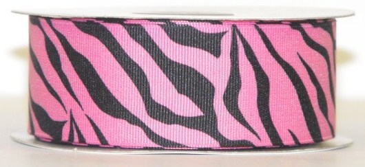 1.5" ZEBRA #904/B Hot Pink w/Black