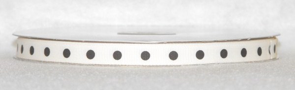 DT424-030 #C12 Ivory w/Brown Dots - Click Image to Close