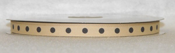 DT424-030 #C13 Tan w/Brown Dots - Click Image to Close