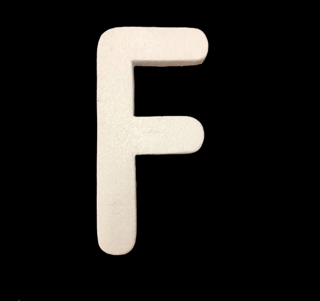FOAM LETTER -F (1PC) - Click Image to Close