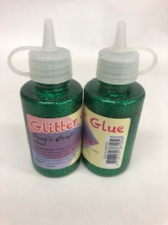 Glitter Glue 60 ML Green - Click Image to Close