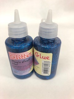 Glitter Glue 60 ML Sapphire - Click Image to Close