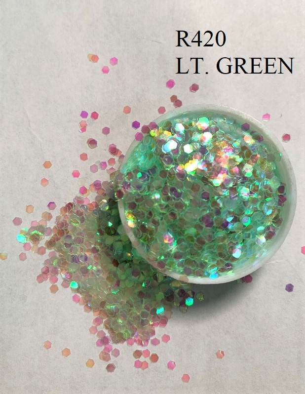 R420 LT. GREEN (1.6MM) 500G/BAG R420 LT. GREEN (1.6MM) 500G/BAG