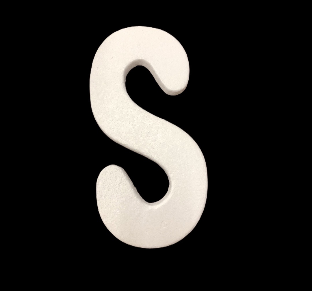 FOAM LETTER -S (1PC) - Click Image to Close