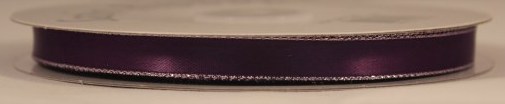 1/4" SILVER EDGE #563 Purple w/silver - Click Image to Close
